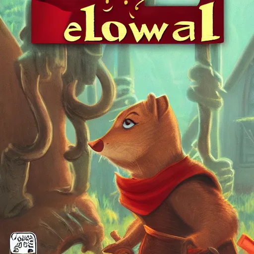 Prompt: redwall book cover