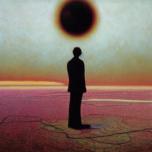 Prompt: a man made of transparent glass with fire in a white city, pink floyd album cover, 1 9 7 0's, by storm elvin thorgerson, moebius, craig mullins, beksinski, bruegel, greg rutkowski, alphonse mucha, and yoshitaka amano, colorful flat surreal design, hd, 8 k, artstation