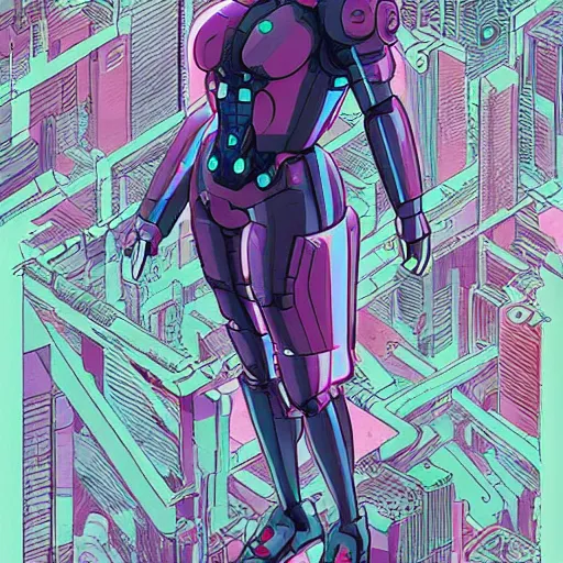 Image similar to ghost in the shell by josan gonzales