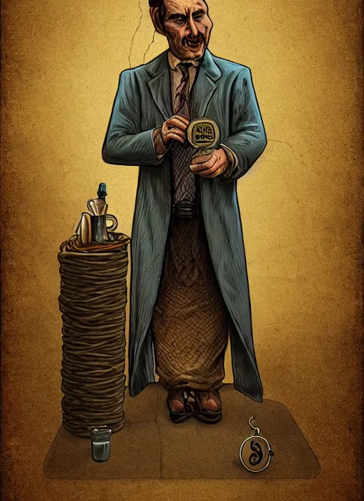 Image similar to snake oil salesman by Paolo Eleuteri Serpieri