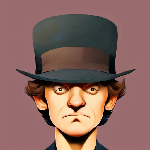 Image similar to face icon stylized minimalist a clockwork orange 1 9 7 1, loftis, cory behance hd by jesper ejsing, by rhads, makoto shinkai and lois van baarle, ilya kuvshinov, rossdraws global illumination