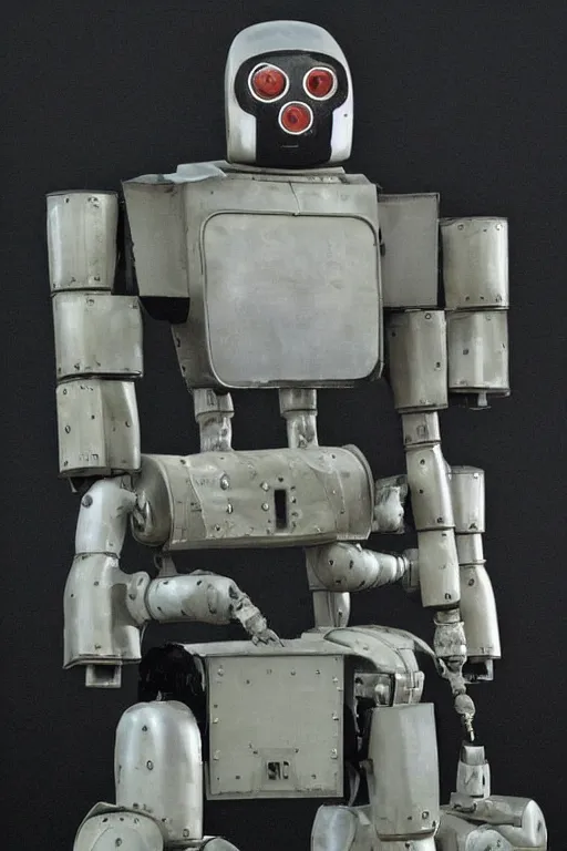 Image similar to soviet military robot, scary, futuristic