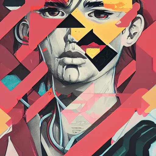 Image similar to Supreme x Hades Profile Picture by Sachin Teng, asymmetrical, Organic Painting , Matte Painting, geometric shapes, hard edges, graffiti, street art,:2 by Sachin Teng:4