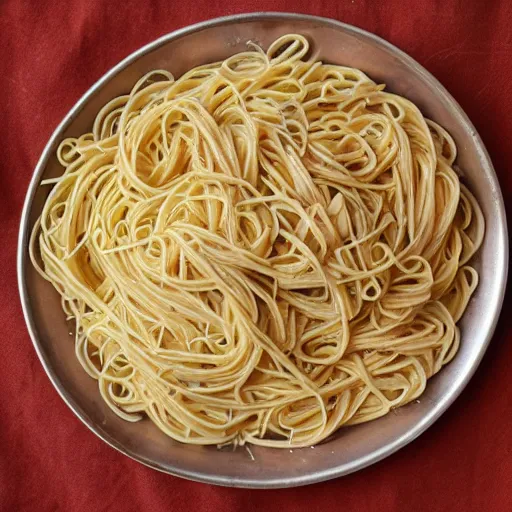 Prompt: pasta soda made in 1 1 0 0 s