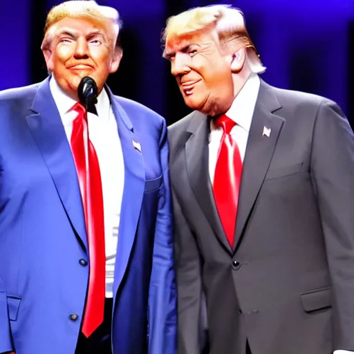 Image similar to donald trump meet steve harvey in family feud ( 2 0 1 6 )