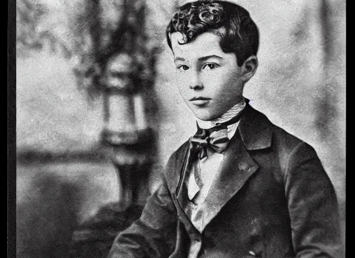 Image similar to professional fine detailed photo portrait of young alexander pushkin from makhachkala, dagestan. kid alexander pushkin in the postsoviet suburbia, iphone photo, instagram, black and white