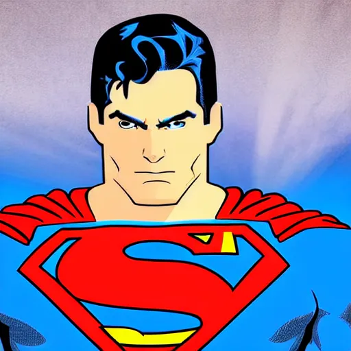 Image similar to digital art of superman with the face of benjamin netanyahu, benjamin netanyahu as superman, bibi netanyahu dressed as superman, highly Detailed Digital Art