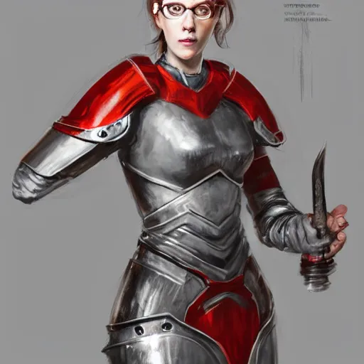 Prompt: gordon freeman as an attractive young smiling woman dressed as a knight, hd shot, digital portrait, beautiful, artstation, comic style, by artgerm, guy denning, jakub rozalski and charlie bowater