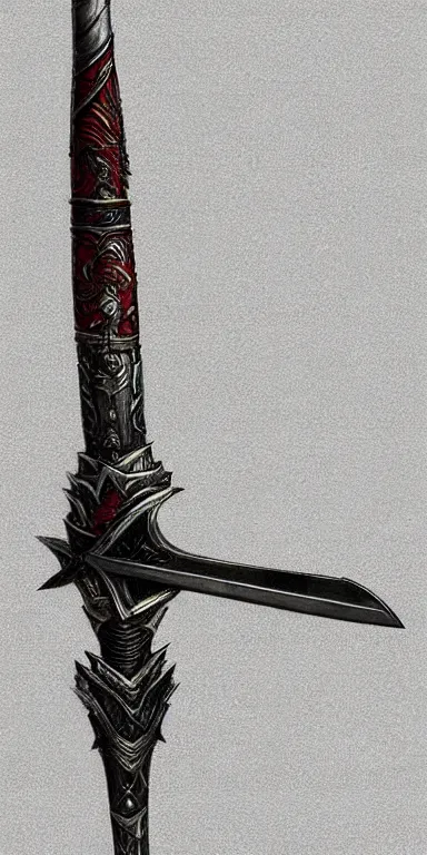 Image similar to warrior sword blade, war theme sword blade, fantasy sword of warrior, armored sword blade, fiery coloring, epic fantasy style art, fantasy epic digital art, epic fantasy weapon art