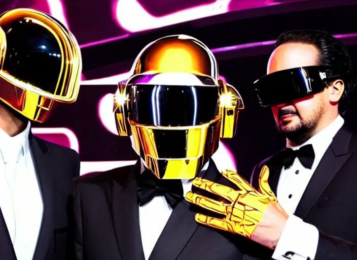 Image similar to daft punk lin manuel miranda