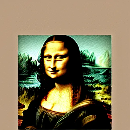 Prompt: mona lisa face closeup in the gta art style