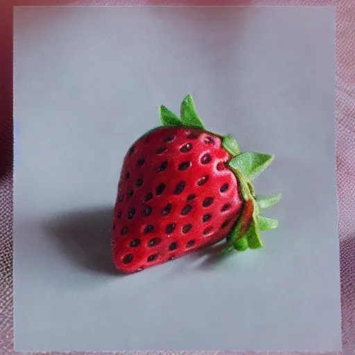 Prompt: strawberry cat , super realistic