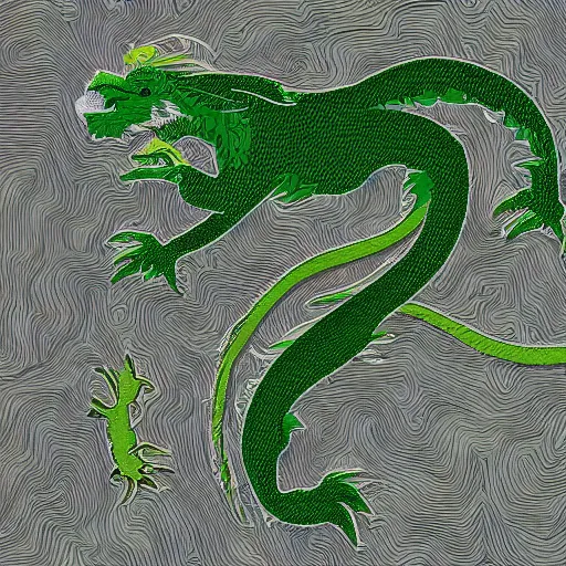 Prompt: vector landsat image of llvm dragon, detailed, 4k, smooth, award winning, dark colors