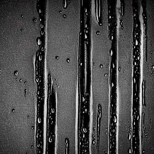 Prompt: dripping black paint, texture, 4k