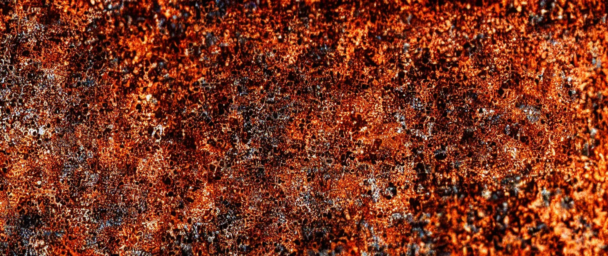 Image similar to metallic rust texture, hyperrealistic, photograph, 35mm, sharp focus