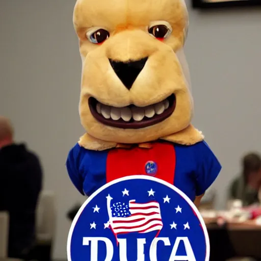 Image similar to usa 3 rd party political mascot,