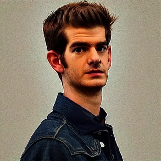 Image similar to “a realistic detailed photo of a guy who is an attractive humanoid who is half robot and half humanoid, who is a male android, Andrew Garfield, shiny skin, posing like a statue, blank stare”