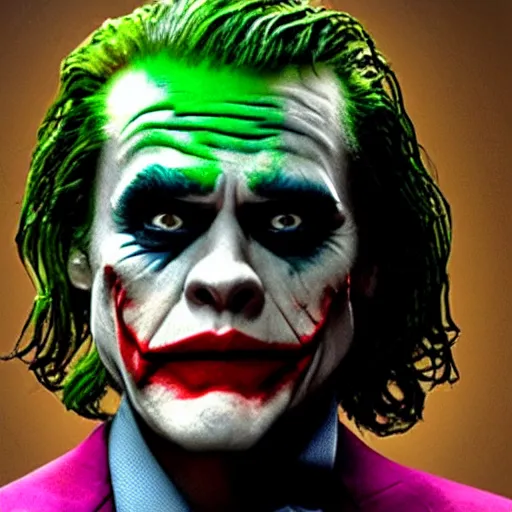 Image similar to Jim Carrey as the Joker