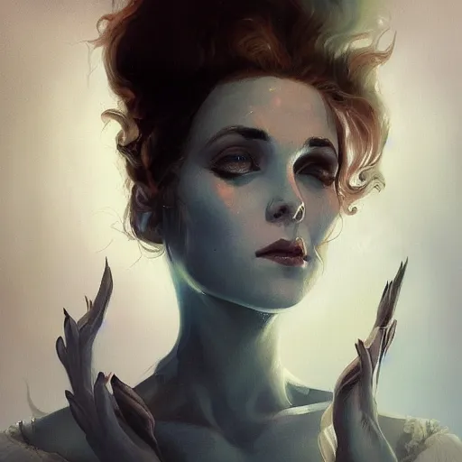 Prompt: a painting in the style of charlie bowater and in the style of charles dulac and in the style of peter mohrbacher.