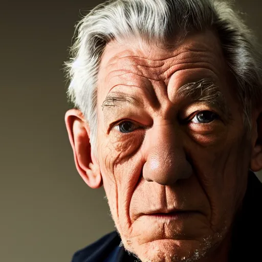 Prompt: Ian McKellen as Perry the Platypus, 4k, UHD