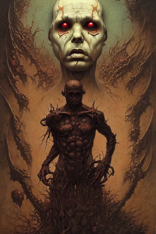 Image similar to portrait of jason friday 1 3 th in the style of wayne barlowe, gustav moreau, peter mohrbacher, bussiere, roberto ferri, santiago caruso, luis ricardo falero, austin osman spare