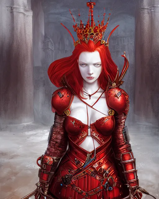 ArtStation - fantasy queen the knight behind elevation