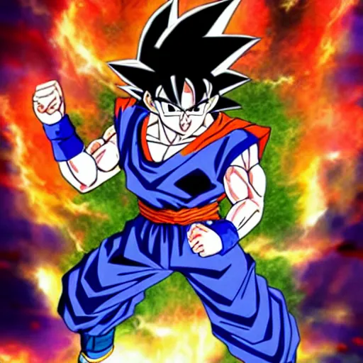 Image similar to goku