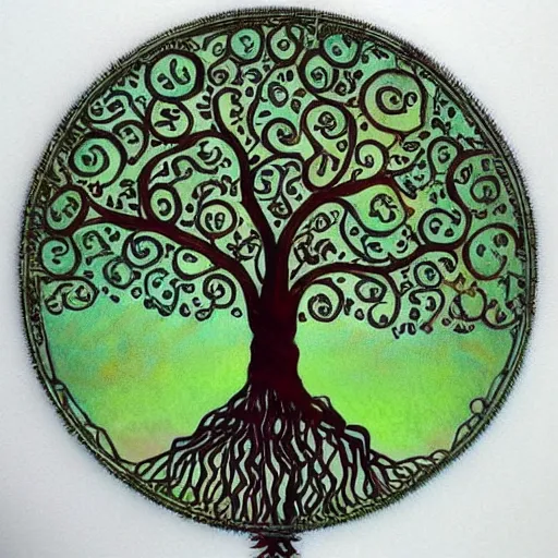 Image similar to The tree of life, top image of all time on /r/SpecArt subreddit