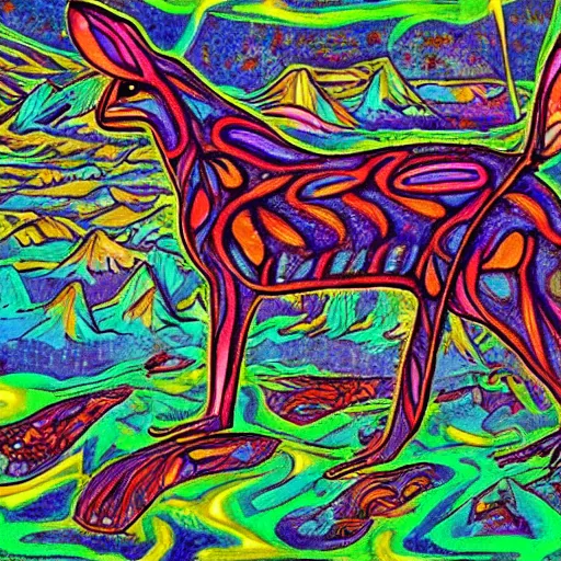 Image similar to watership down on acid