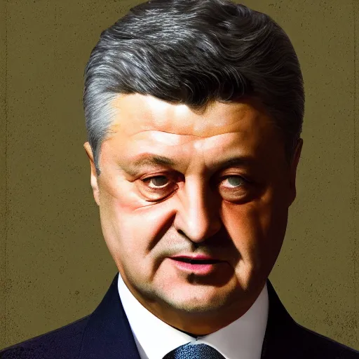 Image similar to perfectly - centered - portrait of a ex - president of ukraine, petro poroshenko, the perfect human male specimen, intricate, holding knife, elegant, super highly detailed, professional digital painting, artstation, concept art, smooth, sharp focus, no blur, no dof, extreme illustration, unreal engine 5, 8 k