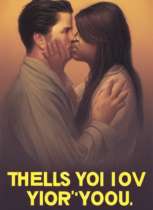 Image similar to psychological thriller I Only Have Eyes For You poster artwork the by Michael Whelan and James Jean, of Octavia Spencer has mysterious man's voice in her head telling her what to do, psychological thriller romance from scene from Twin Peaks, clean, beautifully rendered shaded but simple illustration, nostalgic, domestic, full of details