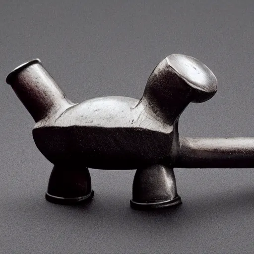 Prompt: photo of animal shaped like a hammer