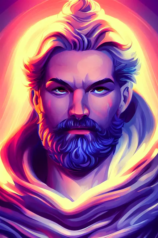 Prompt: the god zeus, portrait, sharp focus, digital art, concept art, award winning, post processed, dynamic lighting, by emylie boivin and rossdraws