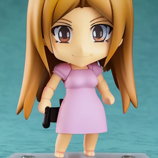 Image similar to Jennifer Aniston in a Nendoroid anime style