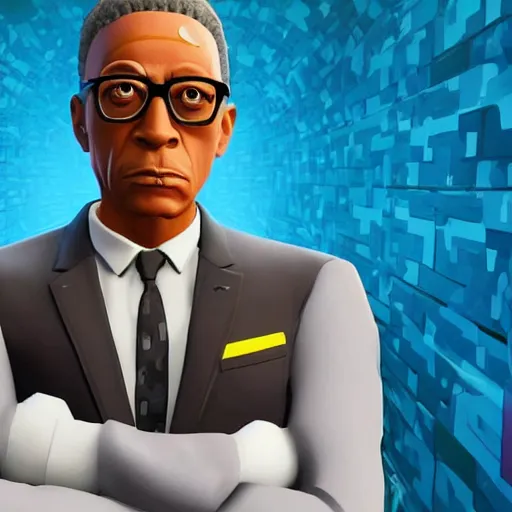 Prompt: gus fring in fortnite