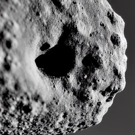 Prompt: asteroid, macro lens