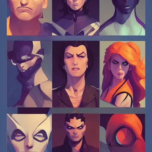 Image similar to face icon stylized minimalist x - men, loftis, cory behance hd by jesper ejsing, by rhads, makoto shinkai and lois van baarle, ilya kuvshinov, rossdraws global illumination