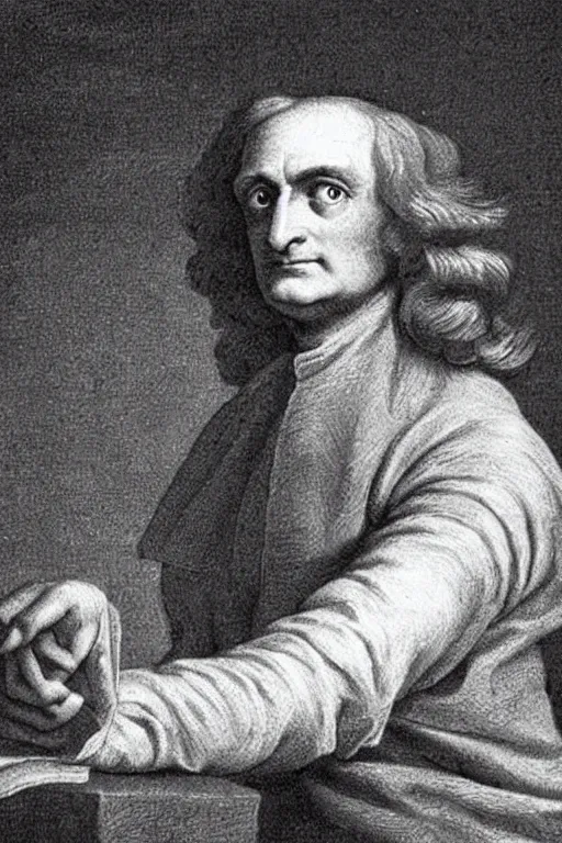 Image similar to isaac newton and gravity