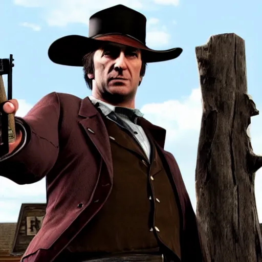 Image similar to Saul Goodman in RDR2