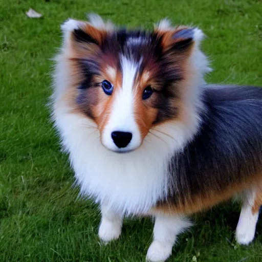 Image similar to a shetland sheepdog as a toy