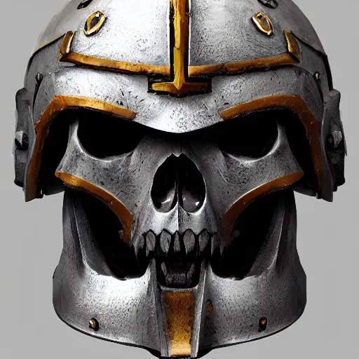 Gothic 316l Stainless Steel Warhammer 40,000 Space Marine Helmet