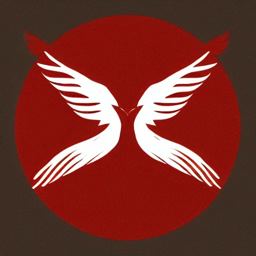 Prompt: phoenix salt round composition rebirth symbolism swirl tail feather graphic design Egyptian phoenix style simple design contour simple one line