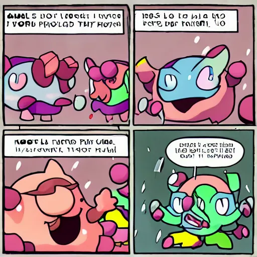 Prompt: jigglypuff in hell fighting demon hordes with a machine gun