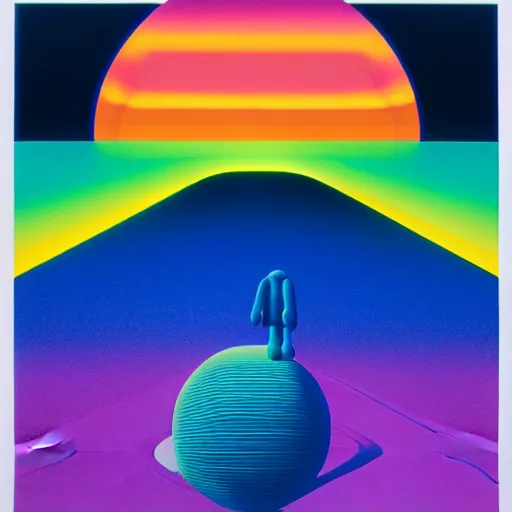 Image similar to the end of the world by shusei nagaoka, kaws, david rudnick, airbrush on canvas, pastell colours, cell shaded, 8 k