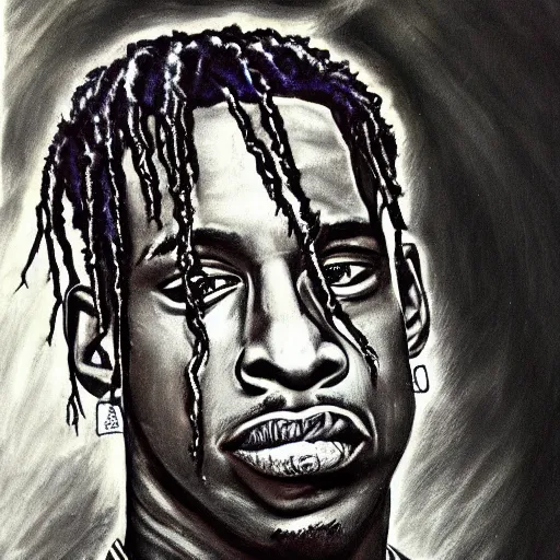 Image similar to travis scott made by Brittany Myers,