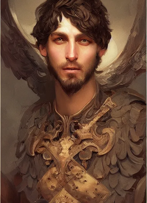 Image similar to digital _ painting _ of _ the poet _ by _ filipe _ pagliuso _ and _ justin _ gerard _ symmetric _ fantasy _ highly _ detailed _ realistic _ intricate _ port