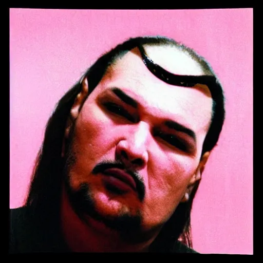 Prompt: fuzzy cute pink wide-bright eyed adorable steven seagal