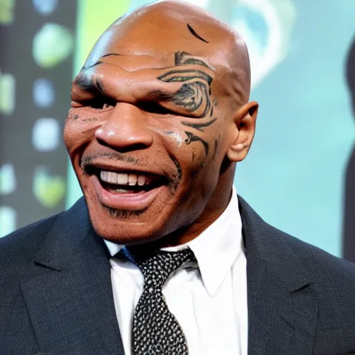 Prompt: mike tyson is a fish