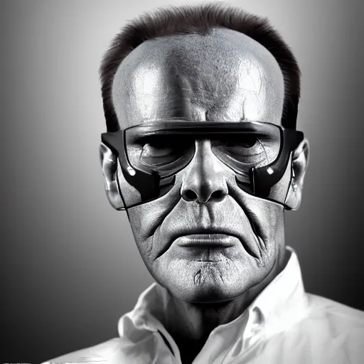 Prompt: cyborg dril, photo, photograph