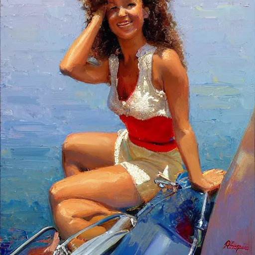 Image similar to photo of young woman by robert hagan